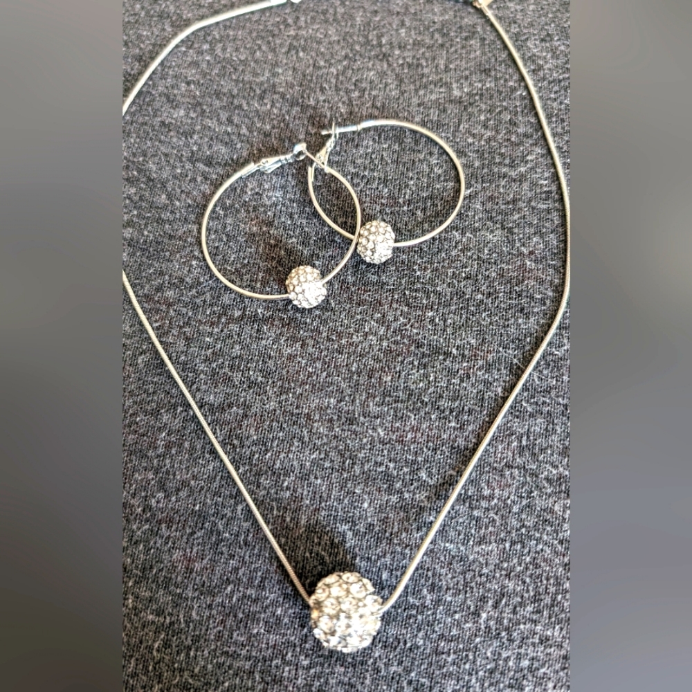 Vintage Lane Bryant Necklace and Earring Set